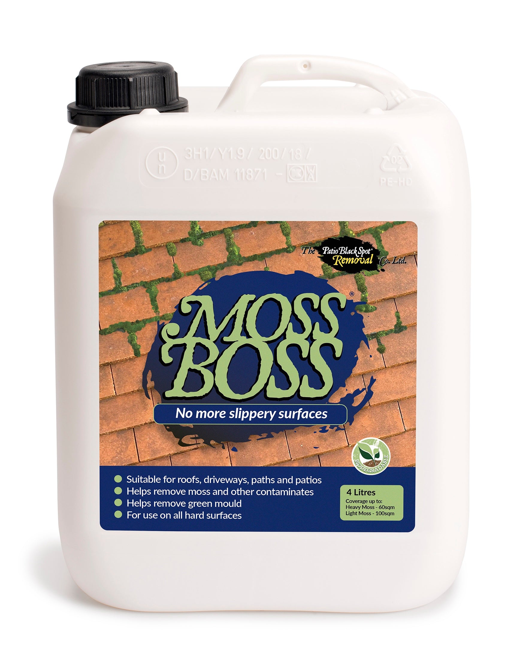 Moss Removal and Protection - Moss Boss 4 Litres