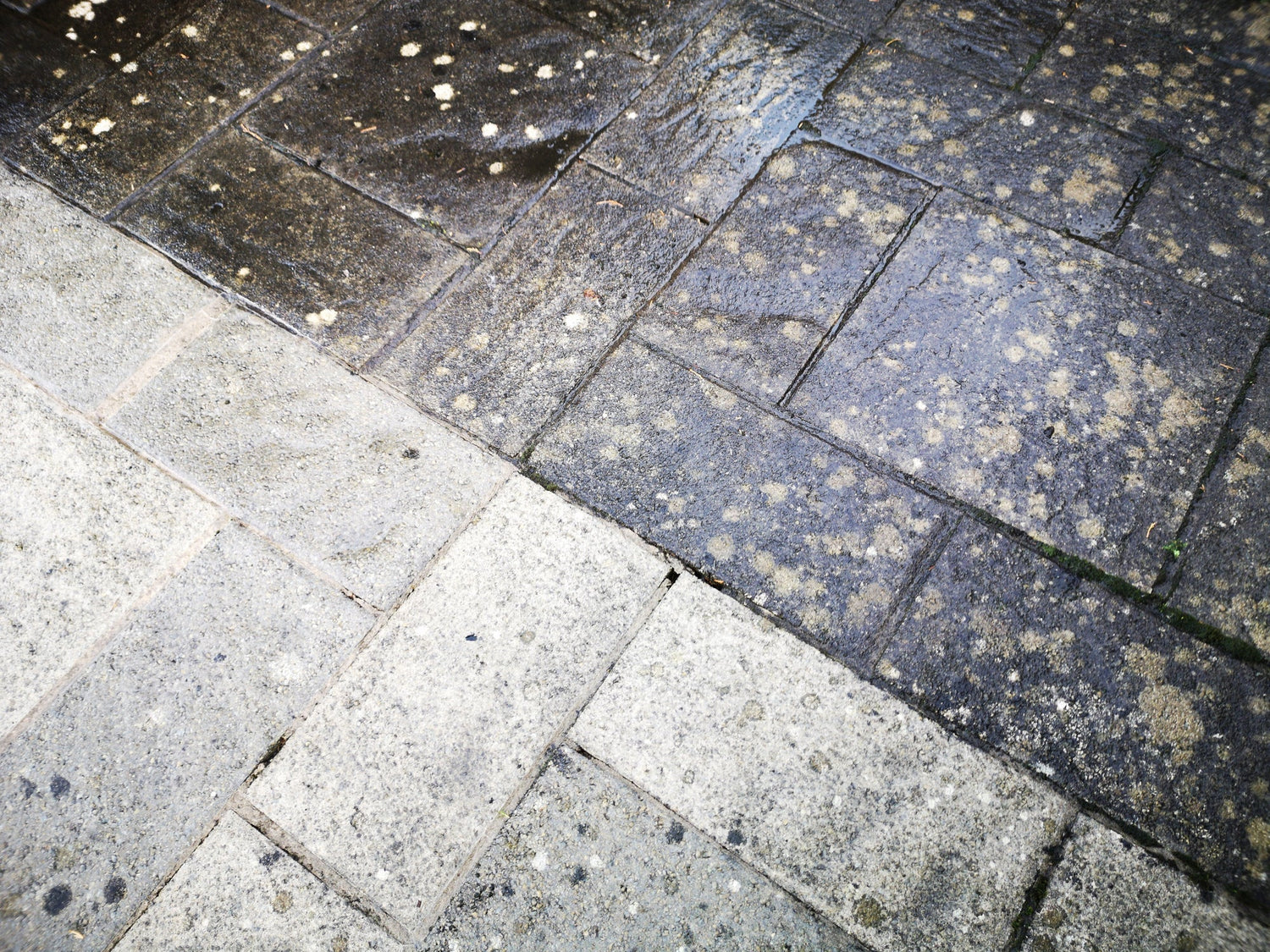 How to Get Rid of White Spots on a Patio