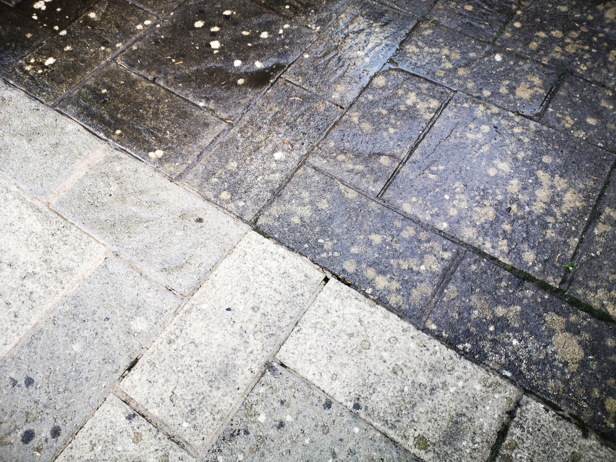 How to Get Rid of White Spots on a Patio