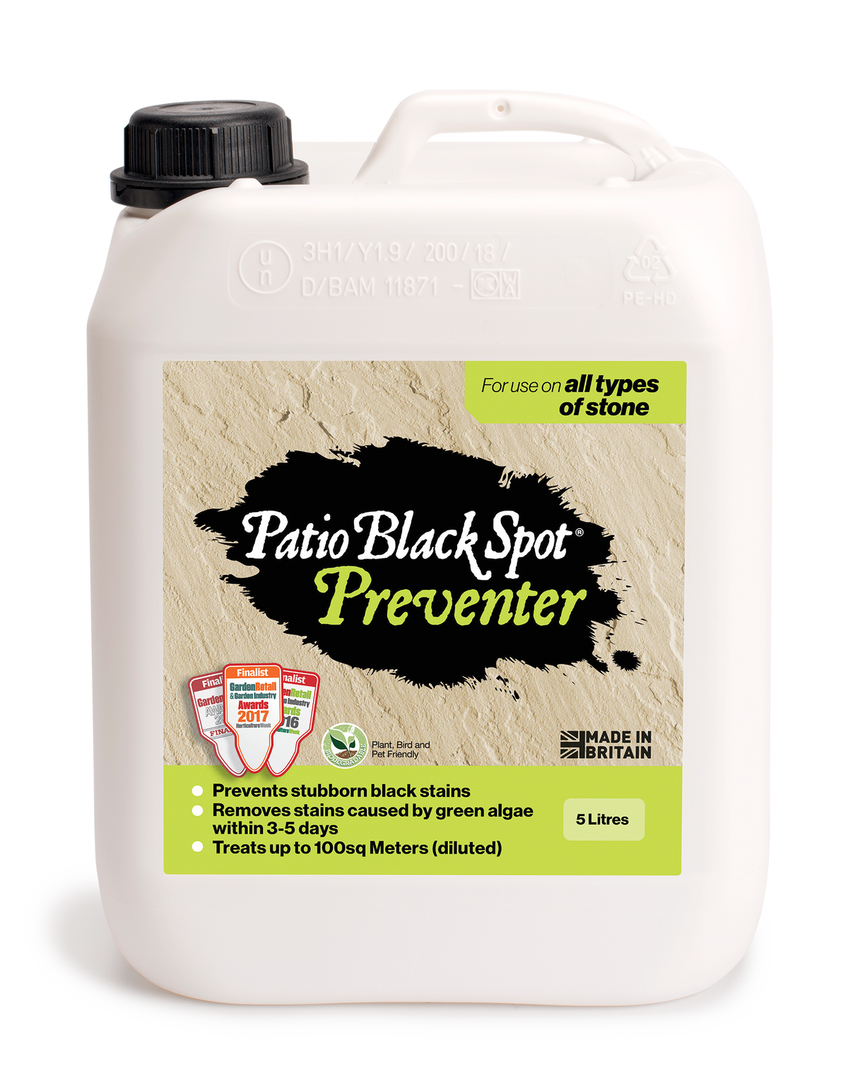 Patio Black Spot Preventer For All Stone Types