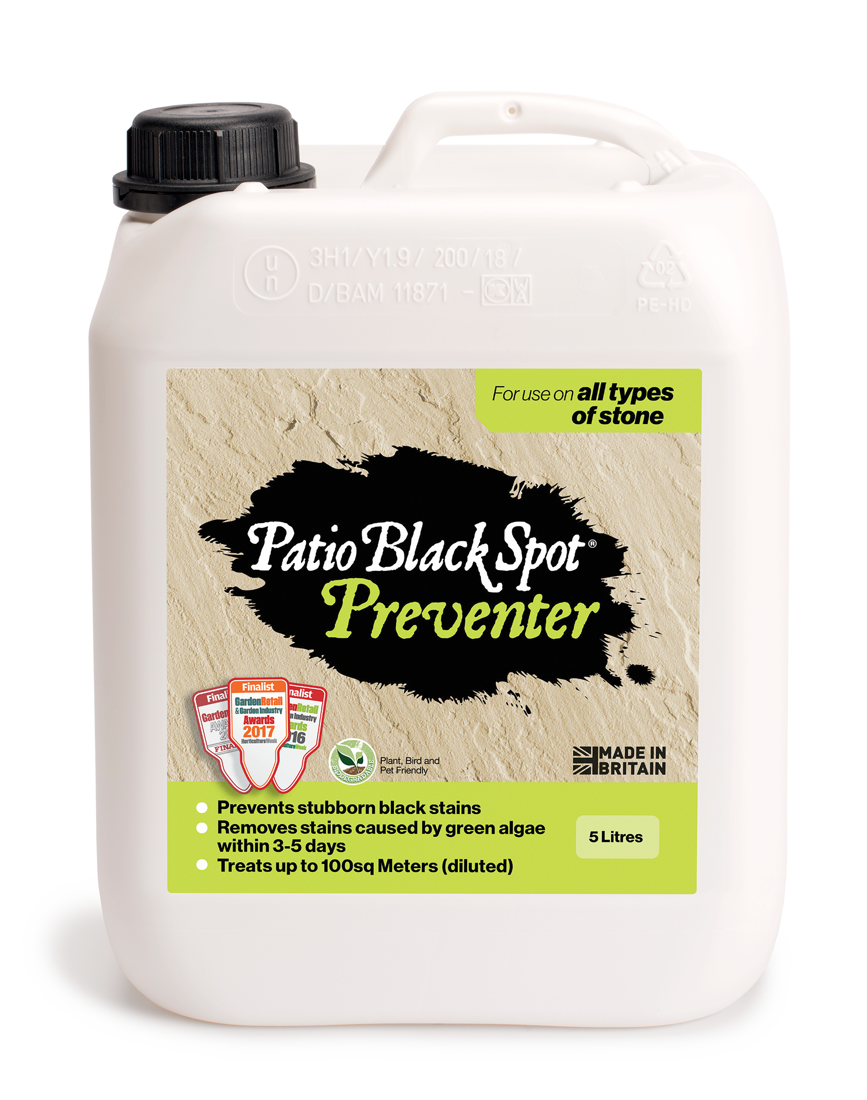 Patio Black Spot Preventer For All Stone Types