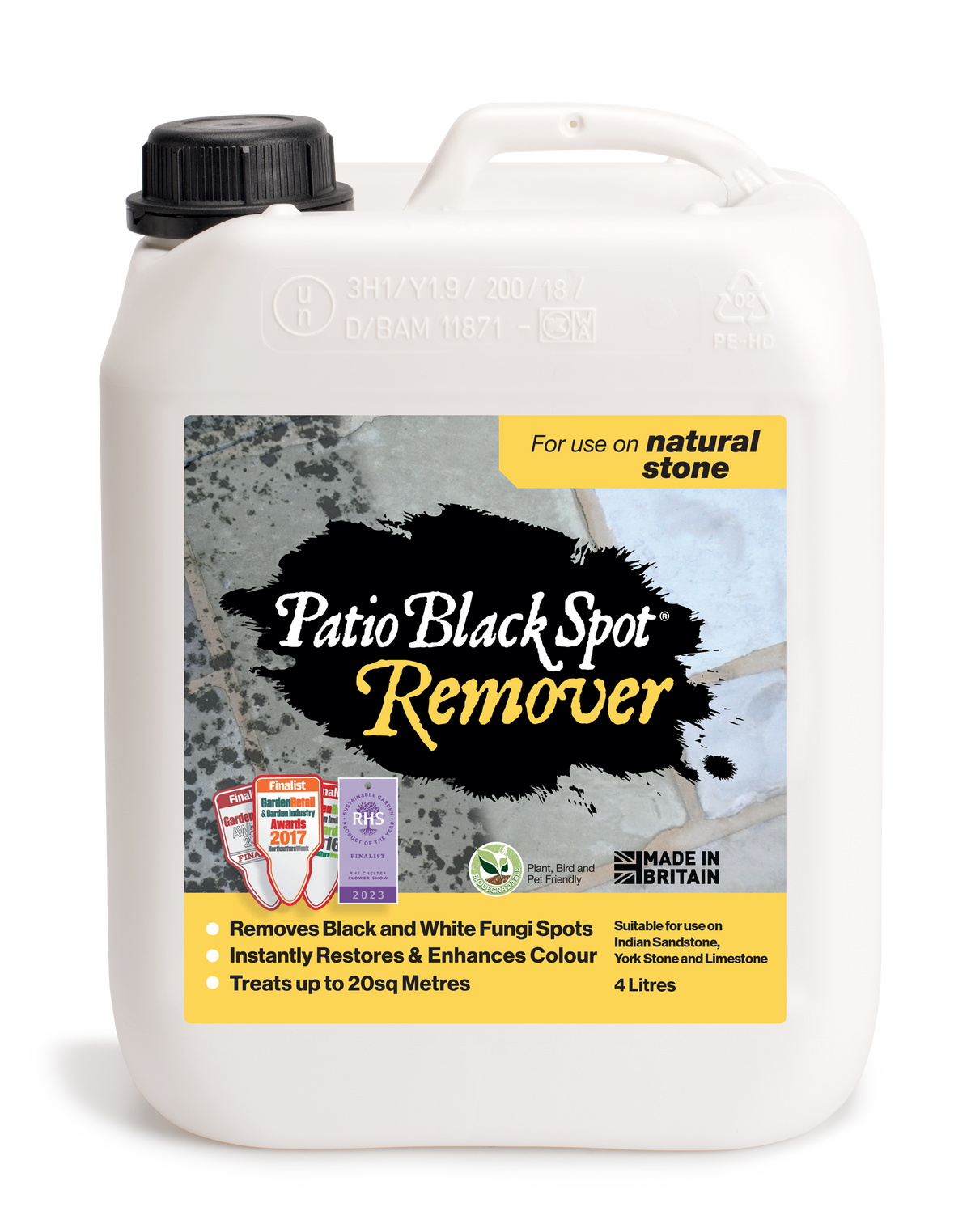 Patio Black Spot Remover For Natural Stone