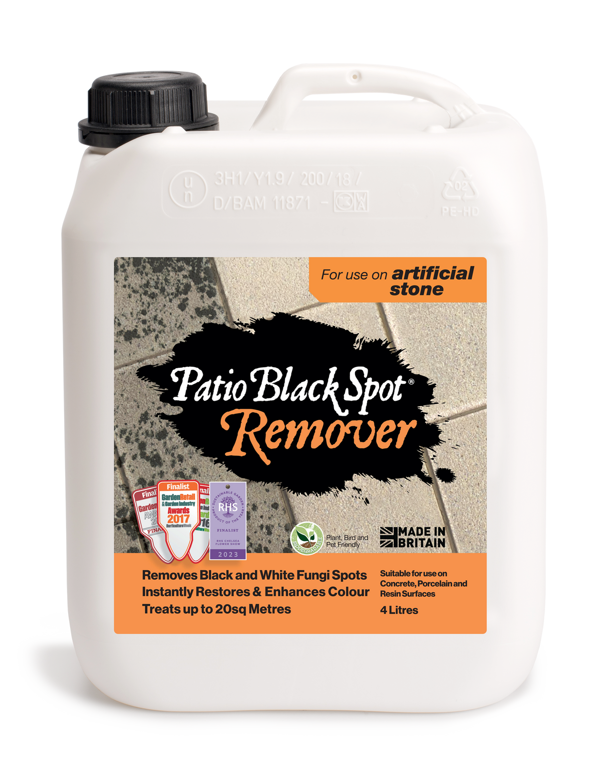 Patio Black Spot Remover For Artificial Stone