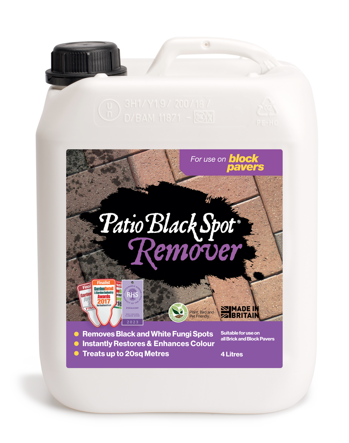 Patio Black Spot Remover For Block Paving