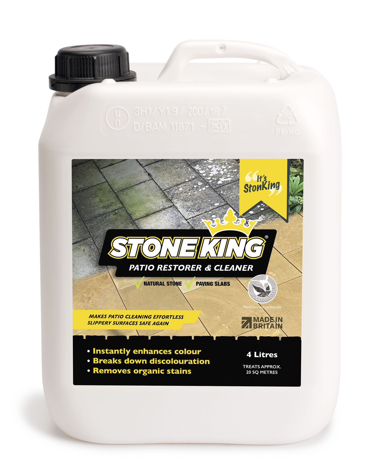 Patio Restorer & Cleaner - Stone King - Bring your patio back to life